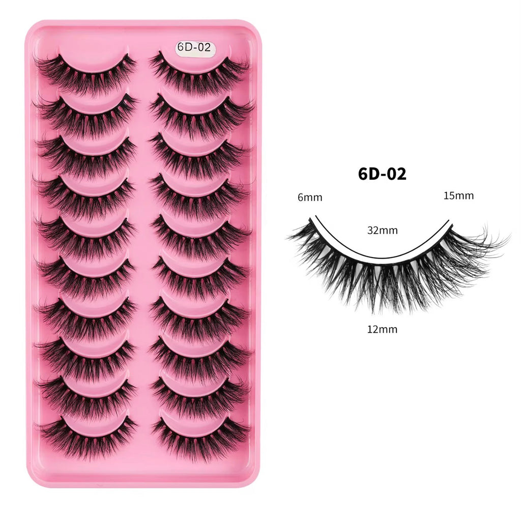 LuxeGlow Beauty Premium Eyelash Collection