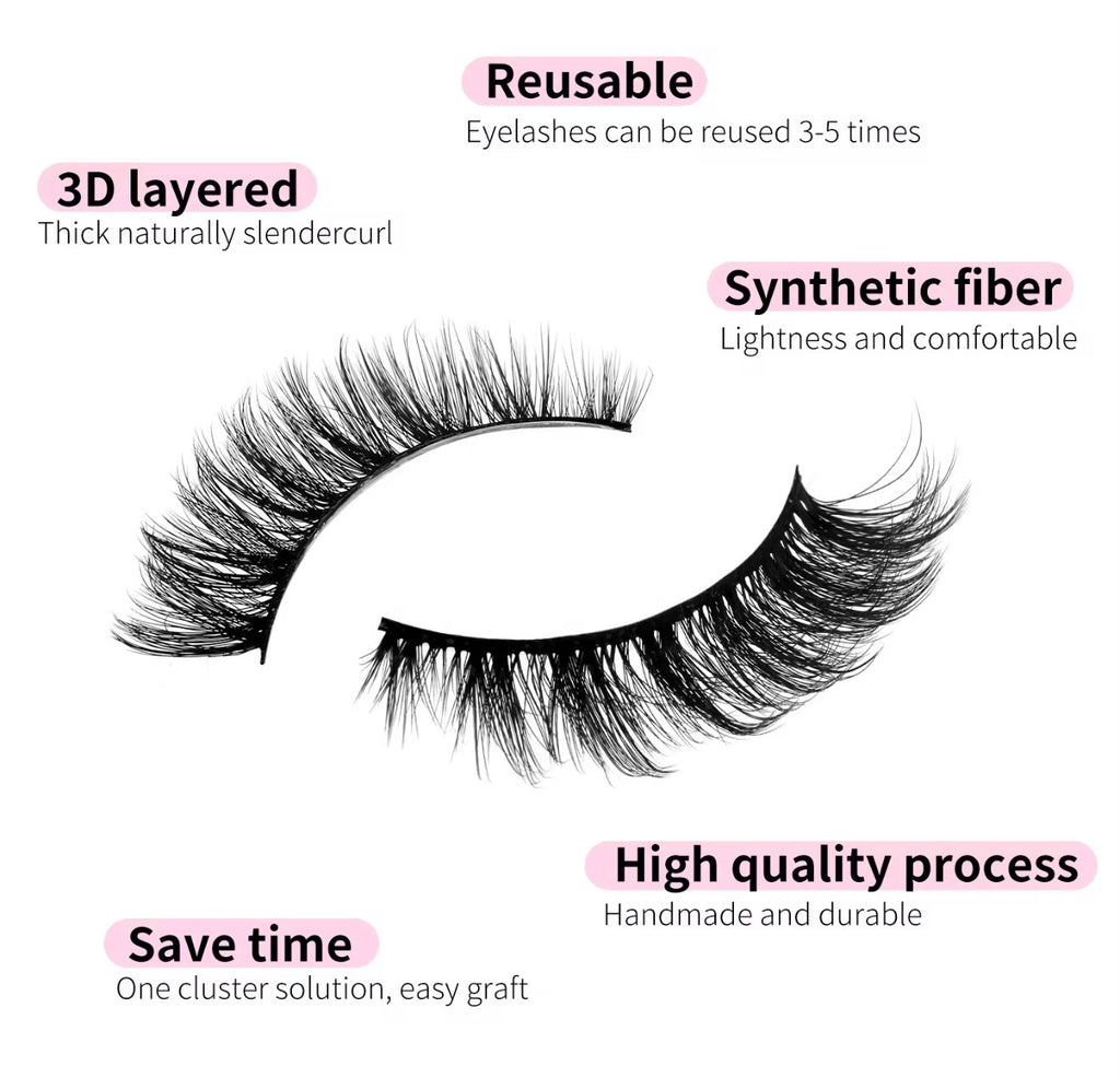 LuxeGlow Beauty Premium Eyelash Collection