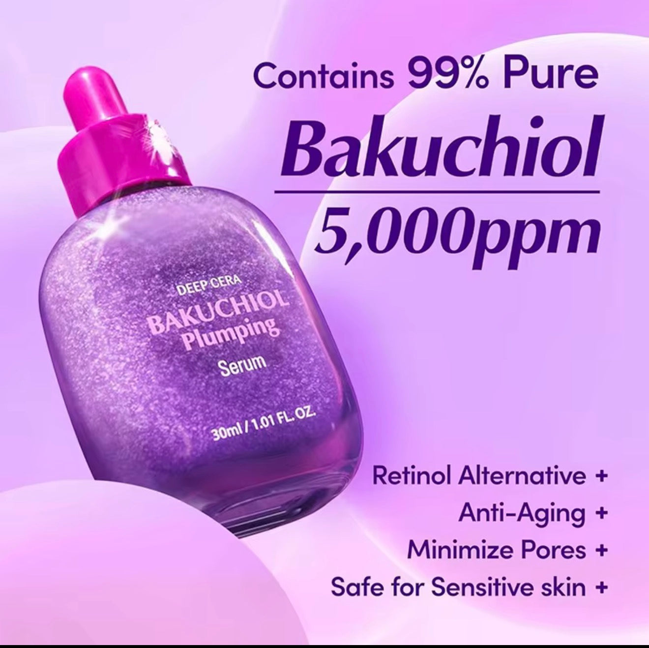 Bakuchiol Plumping Serum 💜